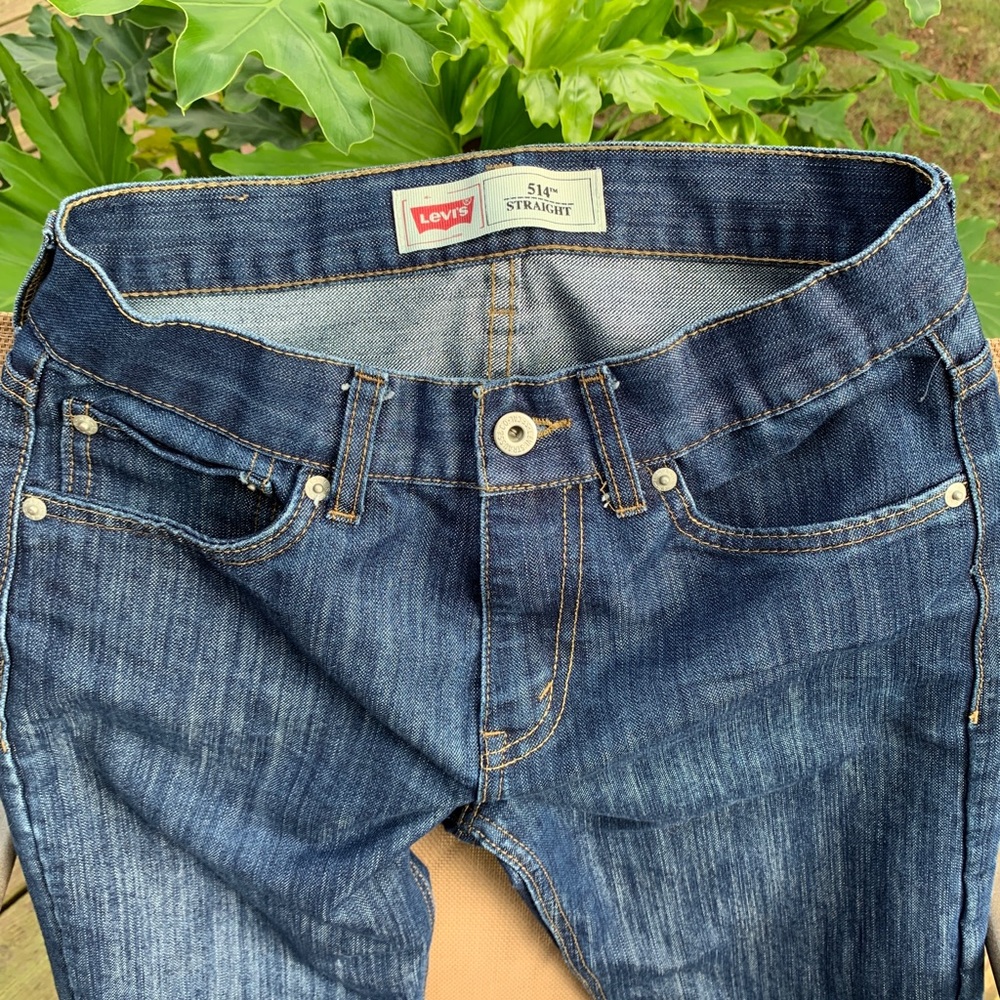 Levi 514 Straight Blue Denim - Boys 16 Regular